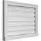 Ekena Millwork Vertical Surface Mount PVC Gable Vent: Functional, w/ 2"W x 2"P Brickmould Sill Frame, 28"W x 20"H GVPVE28X2003SF - alternate 5